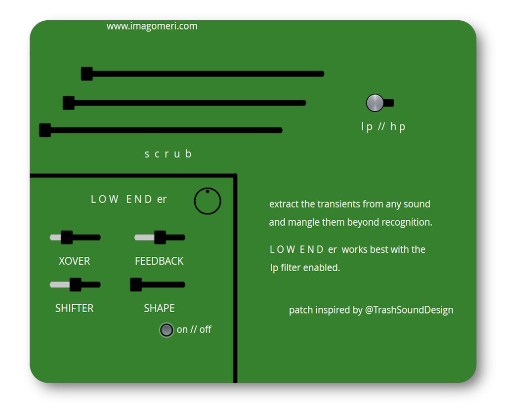 scrubbert device interface